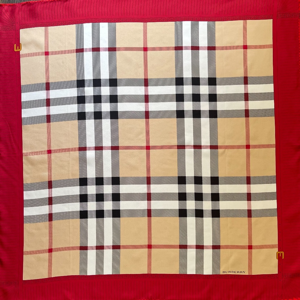 Burberry Silk Scarf - Picture 8 of 13